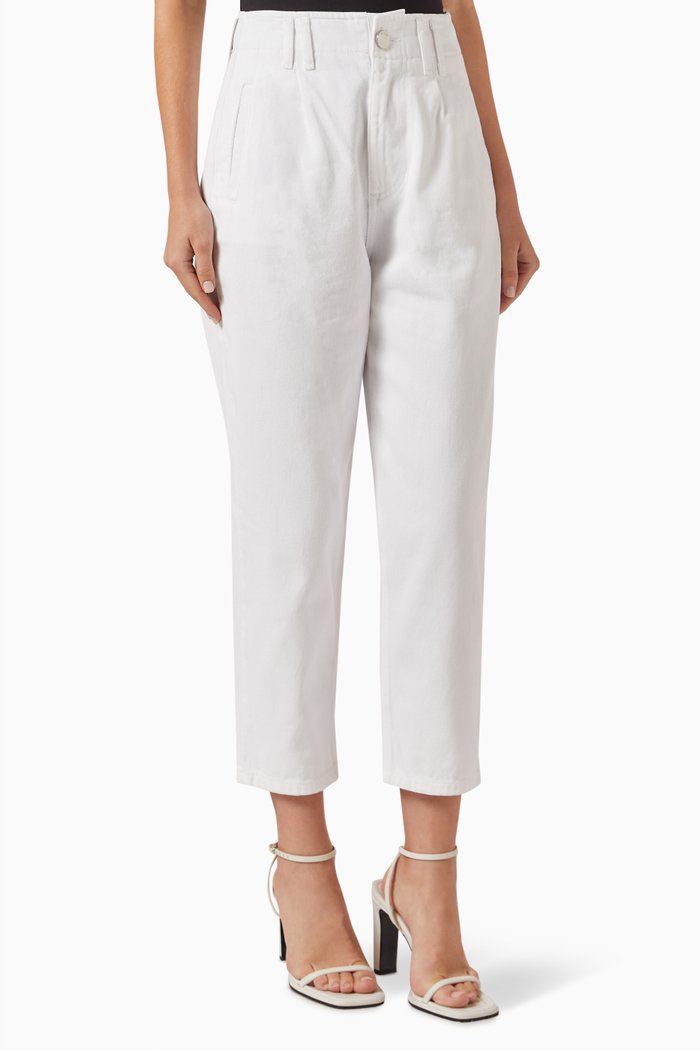 

Straight-fit Pants, White