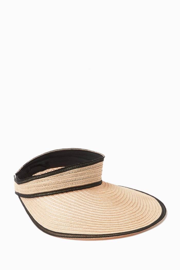

Trixie Visor in Straw, Neutral