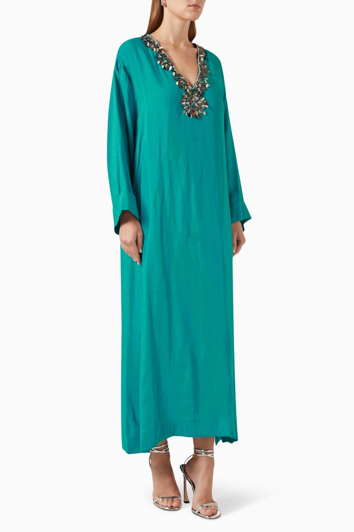 

Embellished Kaftan, Blue