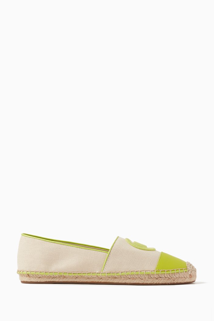

Kendrick Toe-cap Espadrilles in Linen, Green