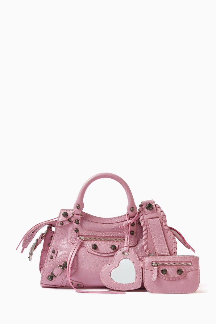 

Neo Cagole XS Tote Bag in Arena Lambskin, Pink