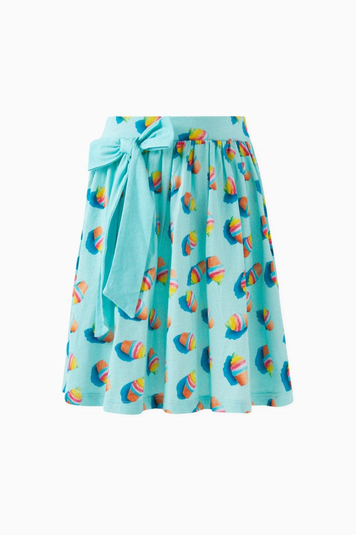

Sarah Skirt in Cotton, Blue