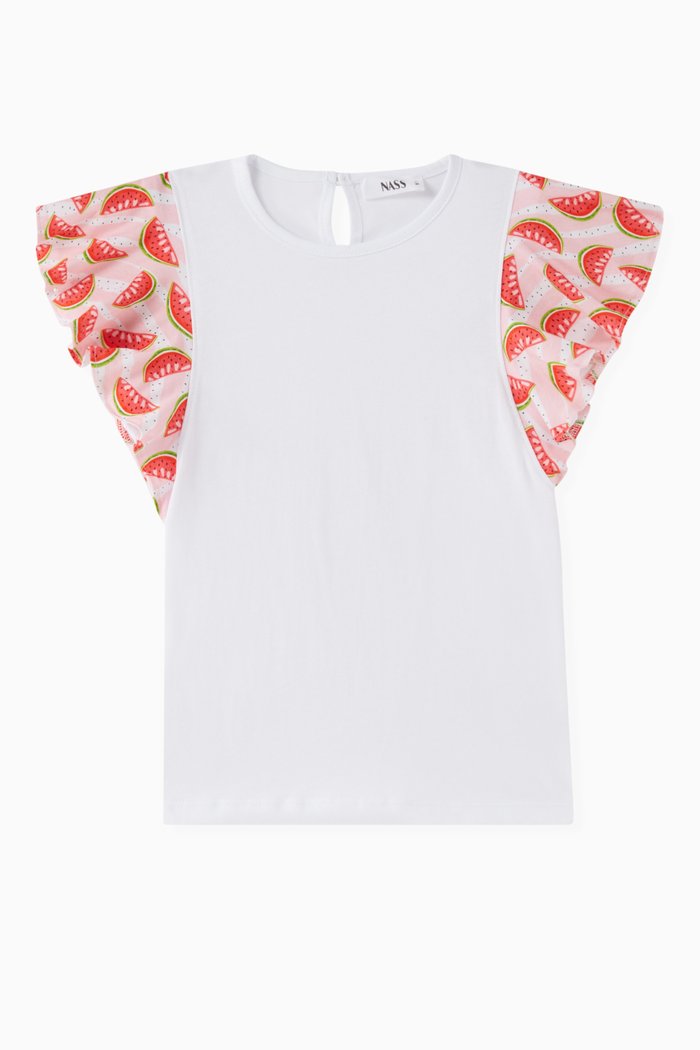 

Bloom Blouse in Cotton, White