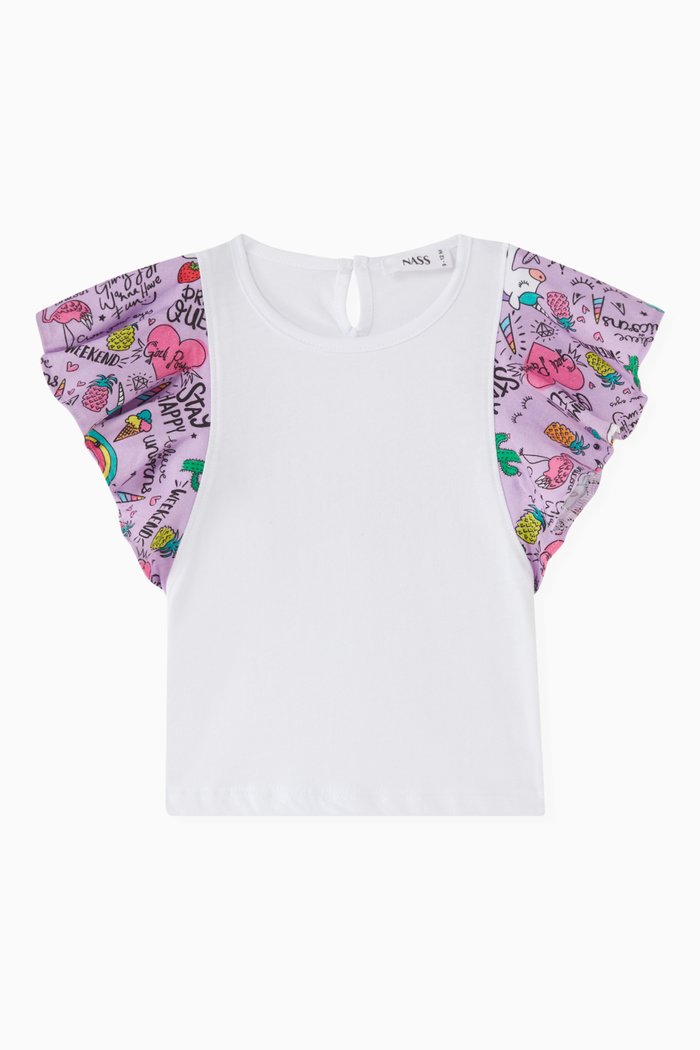 

Bloom Blouse in Cotton, White