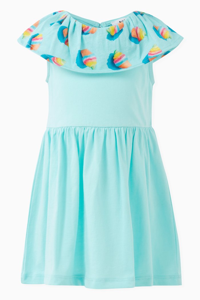 

Attiya Dress in Cotton, Green
