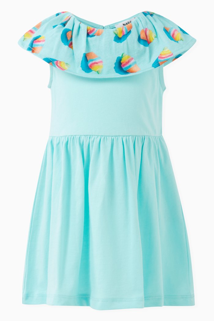 

Attiya Dress in Cotton, Green