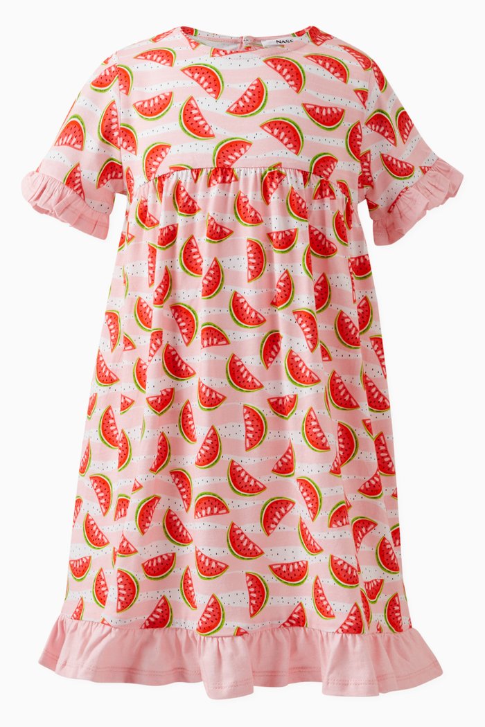 

Tamera Dress in Cotton, Pink