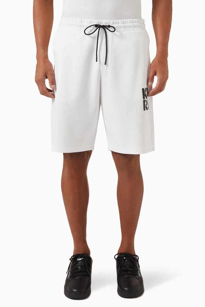 Transistor Shorts in Fleece, White