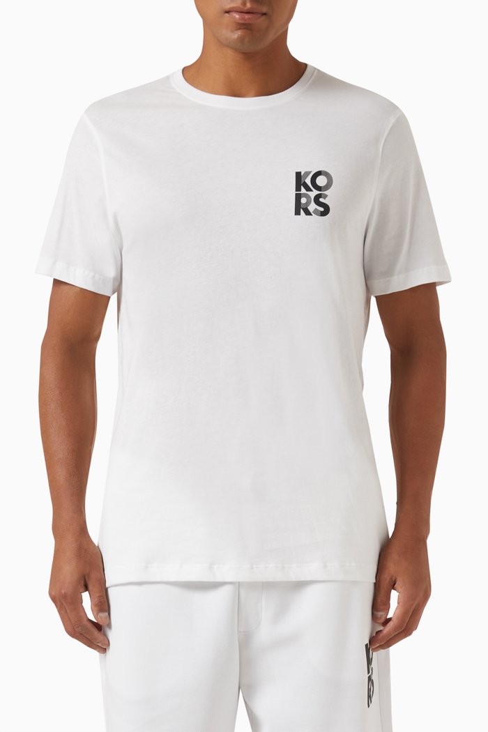 

Logo T-shirt in Cotton Jersey, White