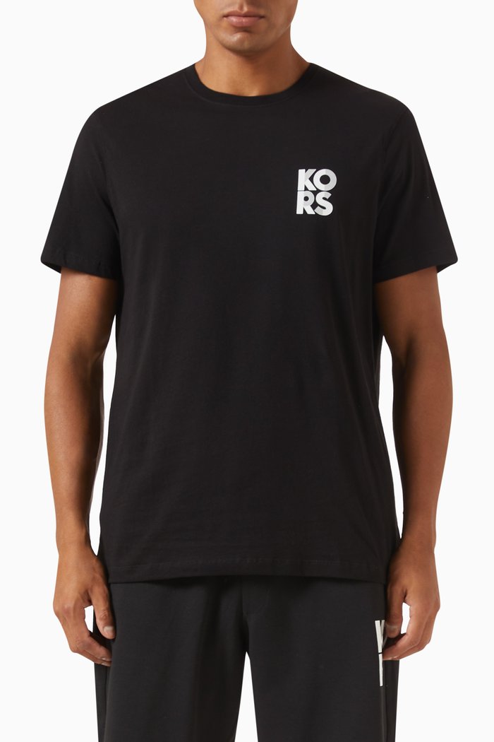 

Logo T-shirt in Cotton Jersey, Black