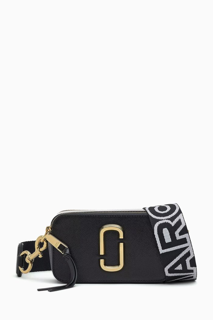 

The Snapshot Camera Crossbody Bag in Leather, Black