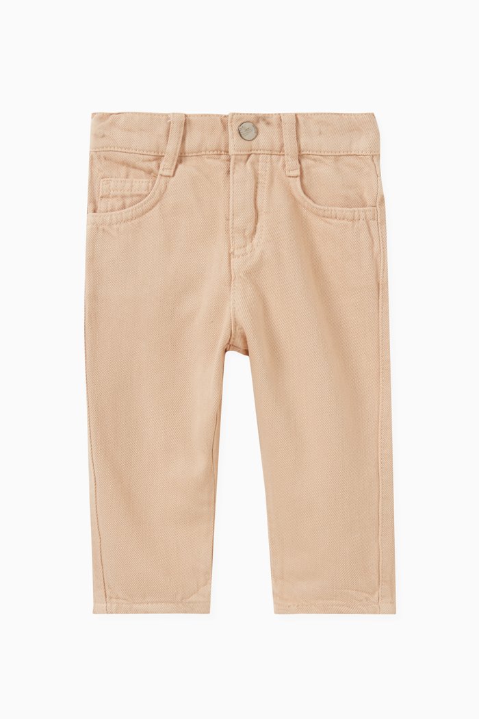 Denim Jeans in Cotton, Neutral