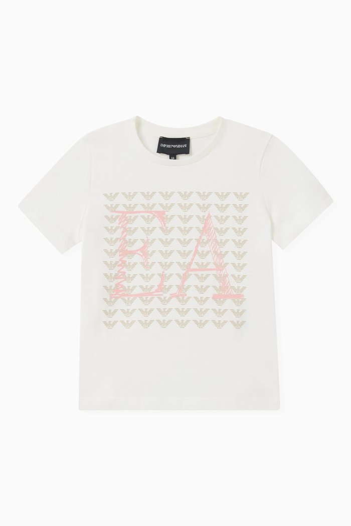 

Logo-print T-shirt in Cotton, White