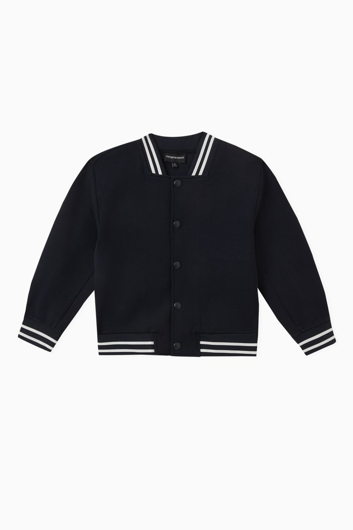 

Logo Patch Jacket, Blue