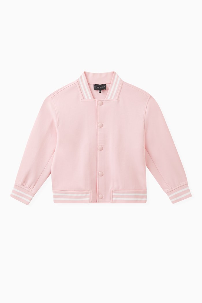 

Logo Patch Jacket, Pink