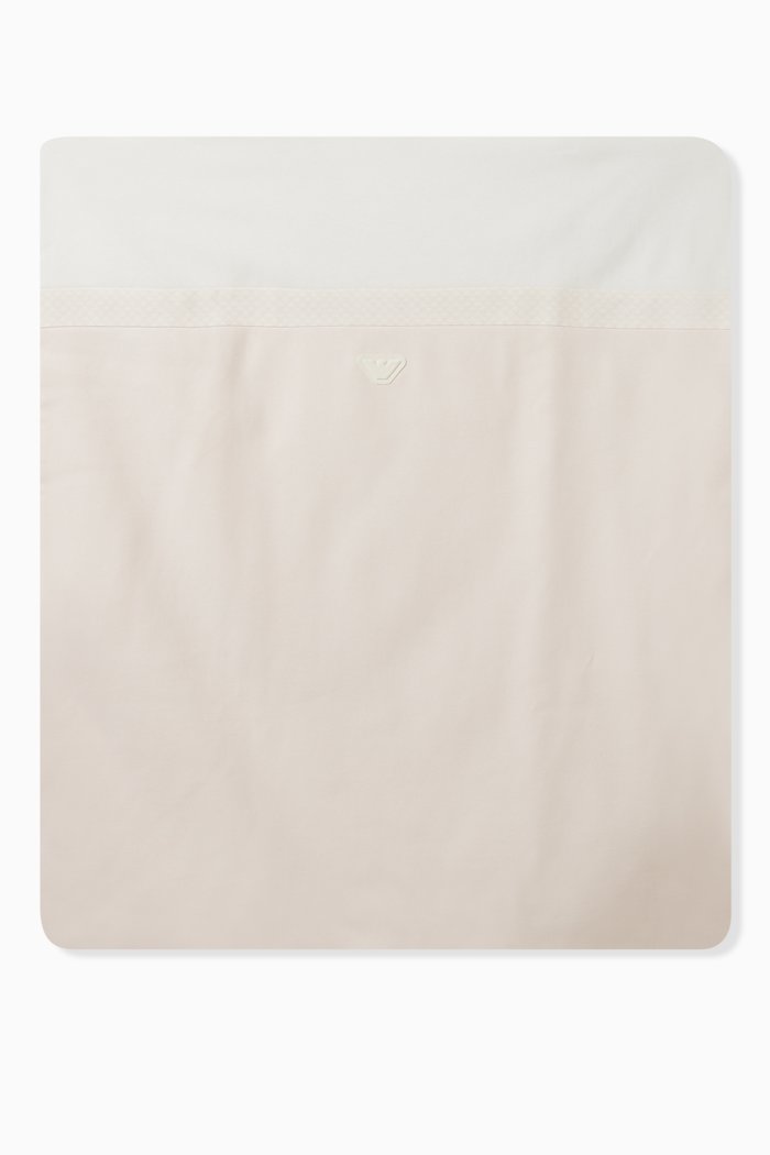 

Eagle Logo Print Blanket, Pink
