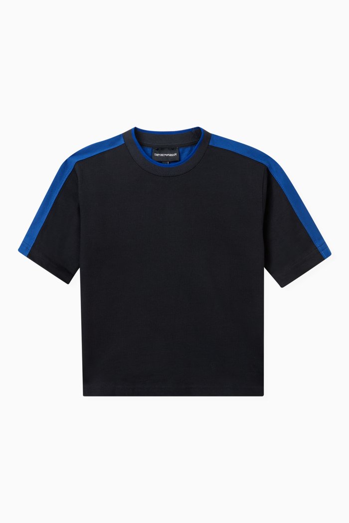 

EA Logo T-shirt in Cotton, Blue