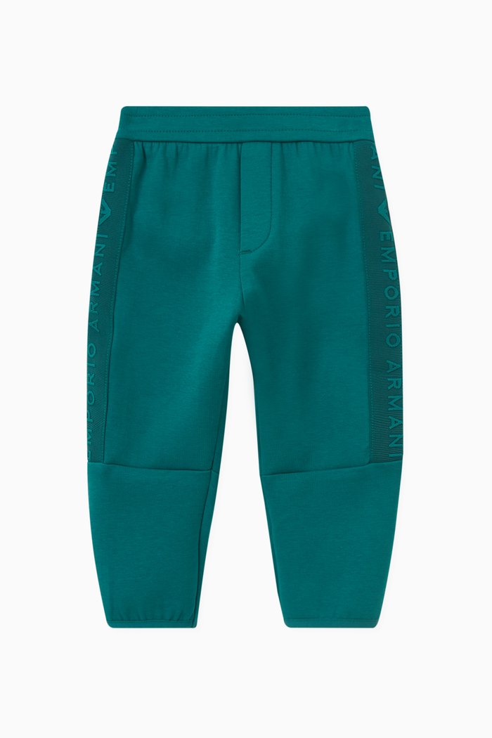 

Logo-tape Sweatpants in Cotton, Green