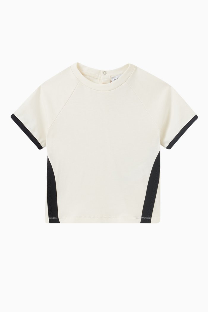 

Logo-tape T-shirt in Cotton, Neutral