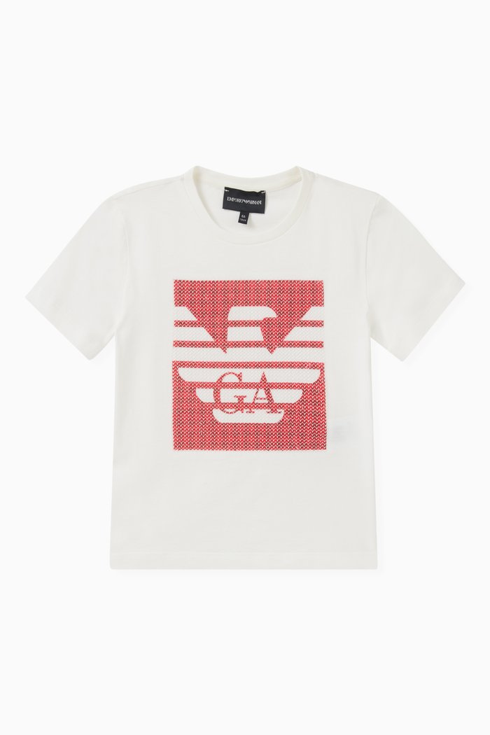 

Logo-print T-shirt in Cotton, White