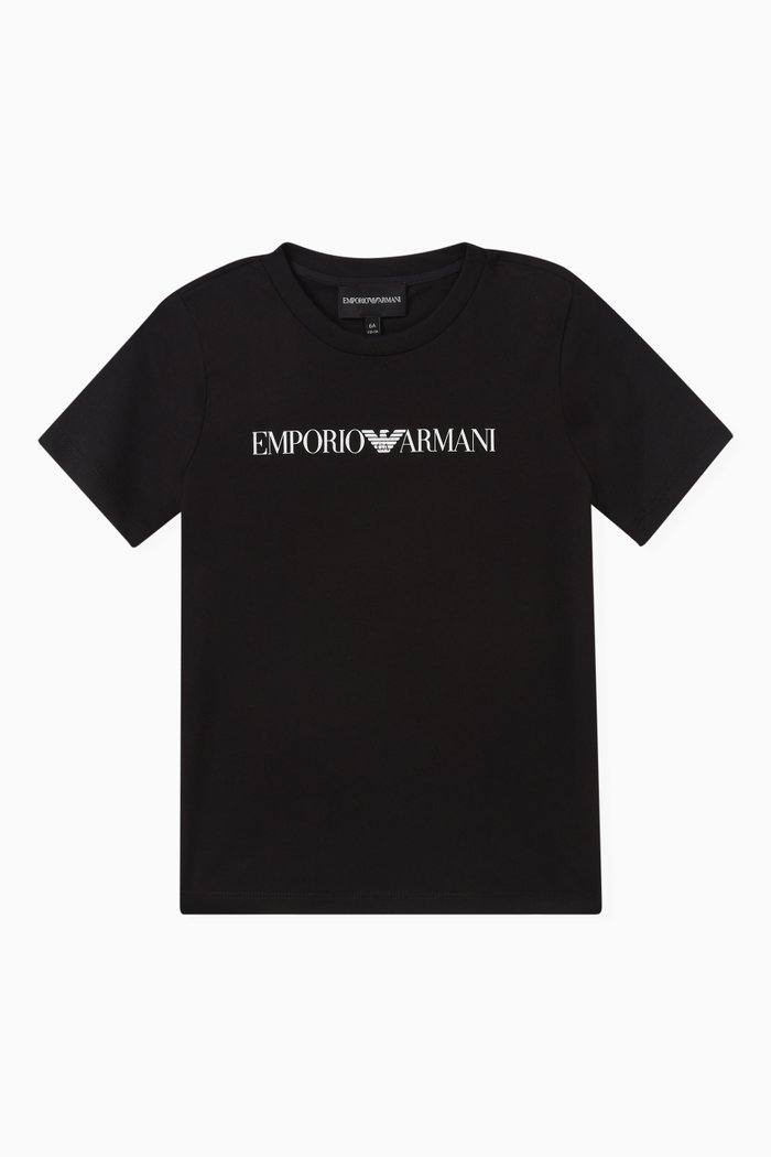 

Logo-print T-shirt in Cotton, Black