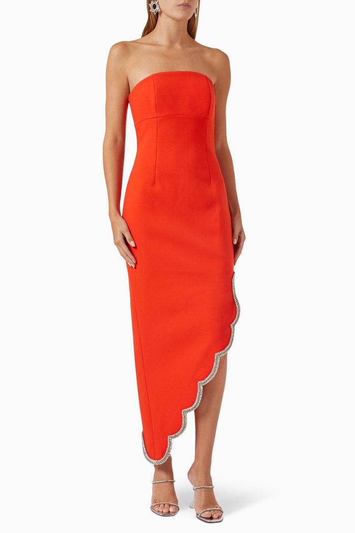 

Kyra Dress in Crepe, Red