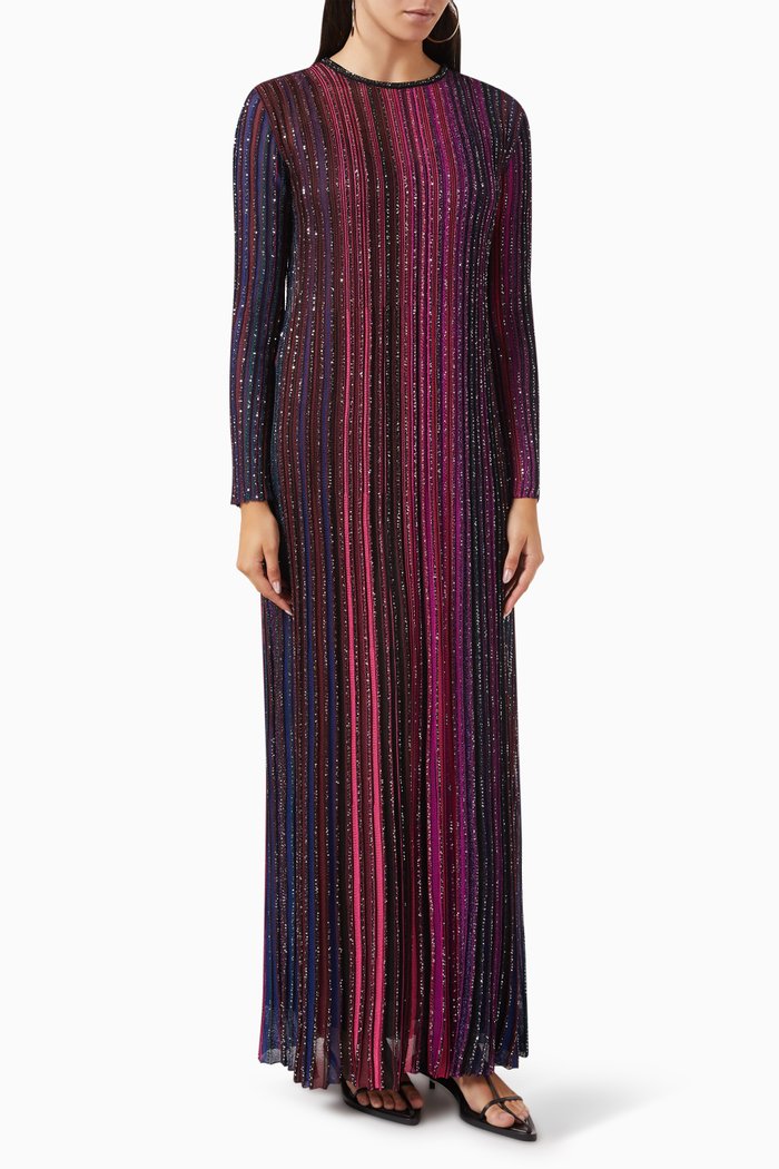 

Maxi Dress in Knit, Multicolour