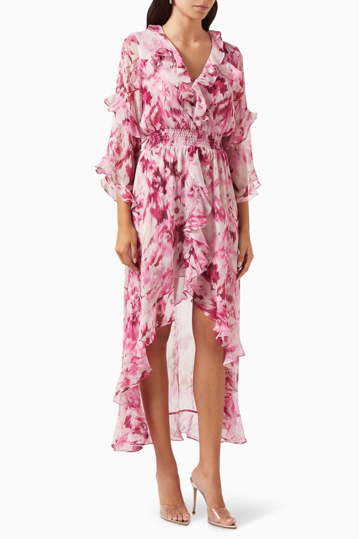 

Imaan Dress in Chiffon, Pink