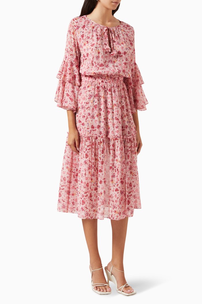 

Coco Dress in Chiffon, Pink