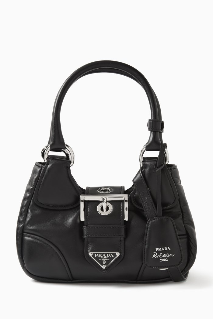 

Prada Re-Edition 2002 Moon Bag in Nappa Leather, Black