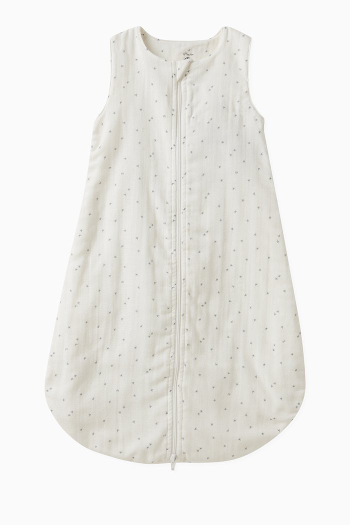 

Star-print Sleeping Bag in Organic Cotton-gauze, Multicolour