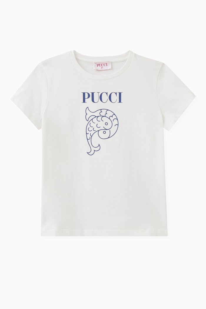 

Logo-print T-shirt in Cotton, White