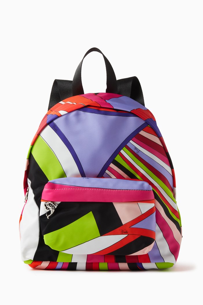

Iride Backpack in Nylon, Multicolour