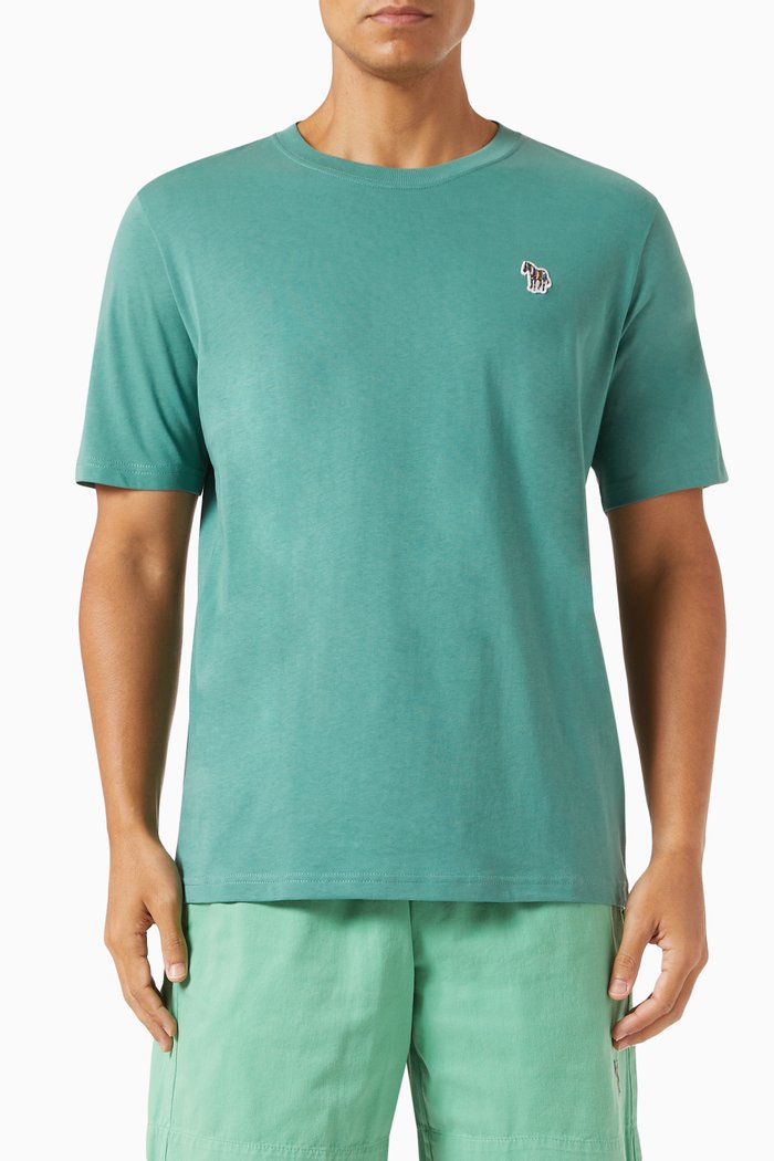 

Logo T-shirt in Organic Cotton Jersey, Green