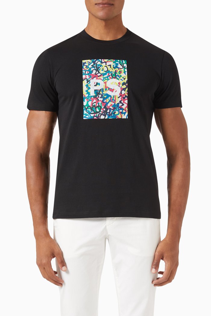 

Zebra Slim-fit T-shirt in Organic Cotton-jersey, Black