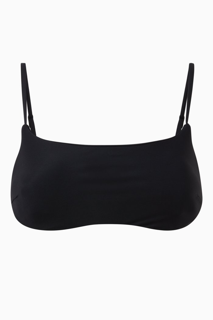 

Whitney Bikini Top in Sculpteur® Fabric, Black