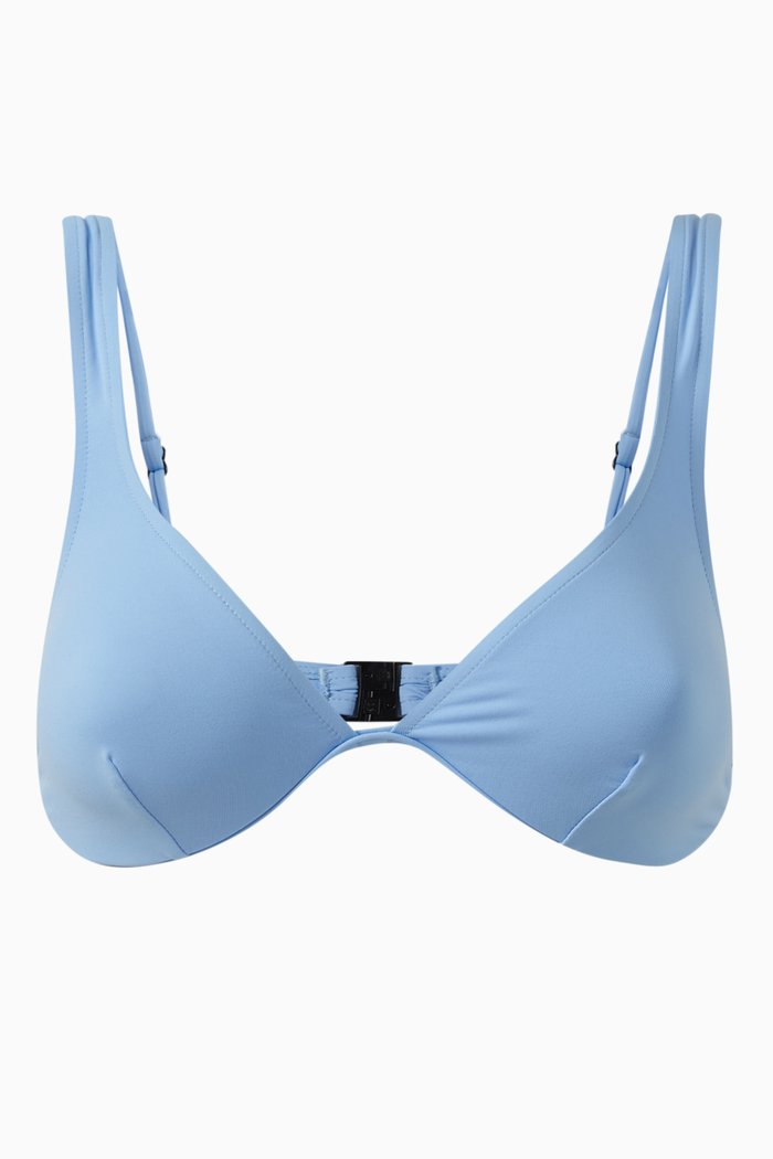

Emmie Bikini Top in Singuleur® Fabric, Blue