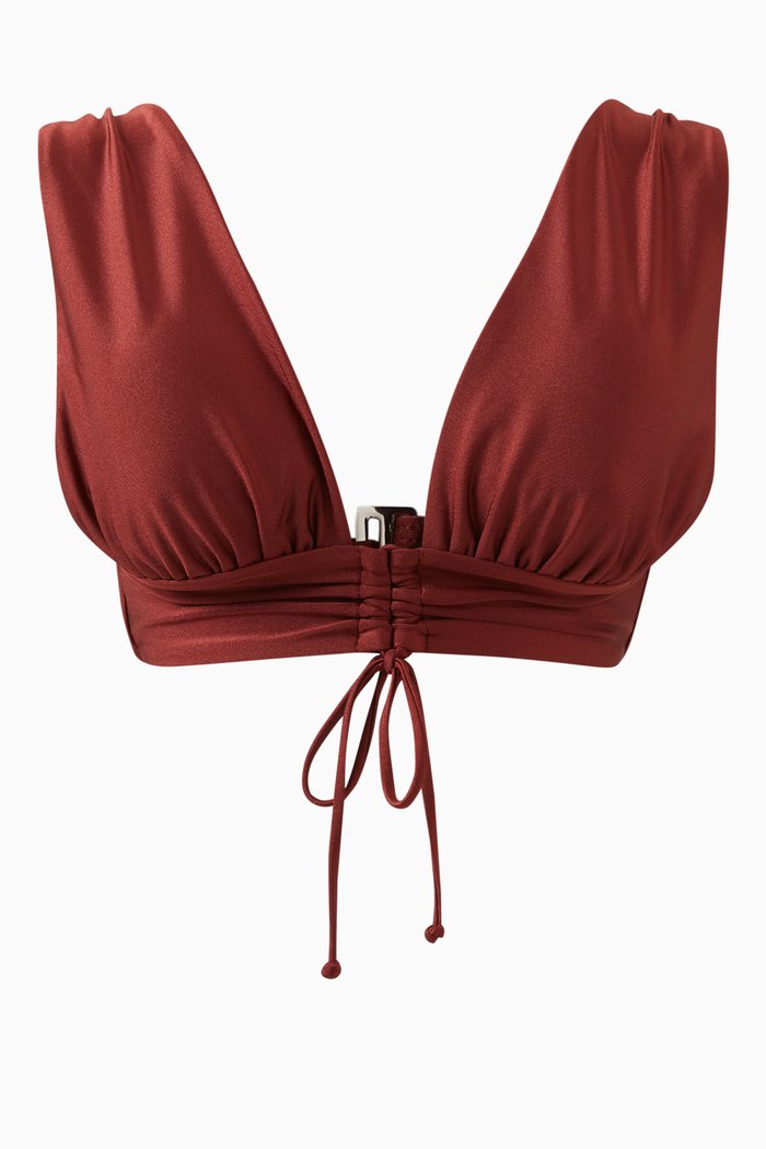 

Karo Bikini Top, Brown