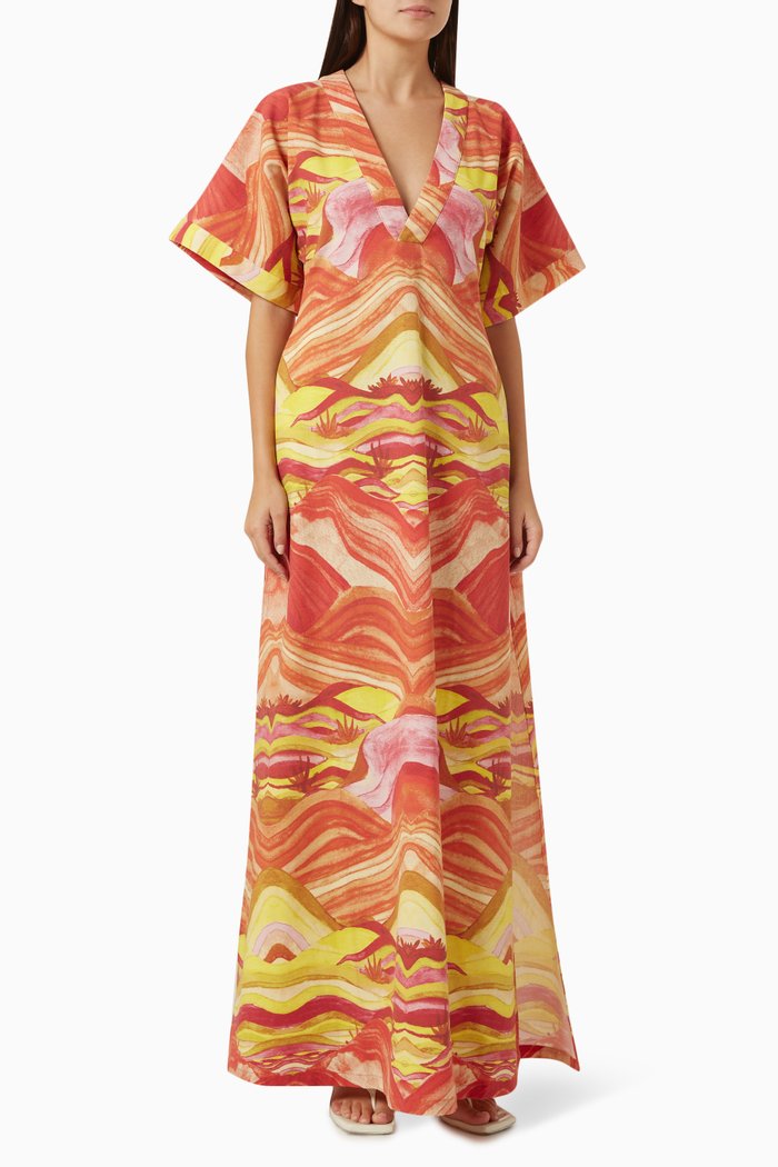 

Alyma Kaftan, Multicolour