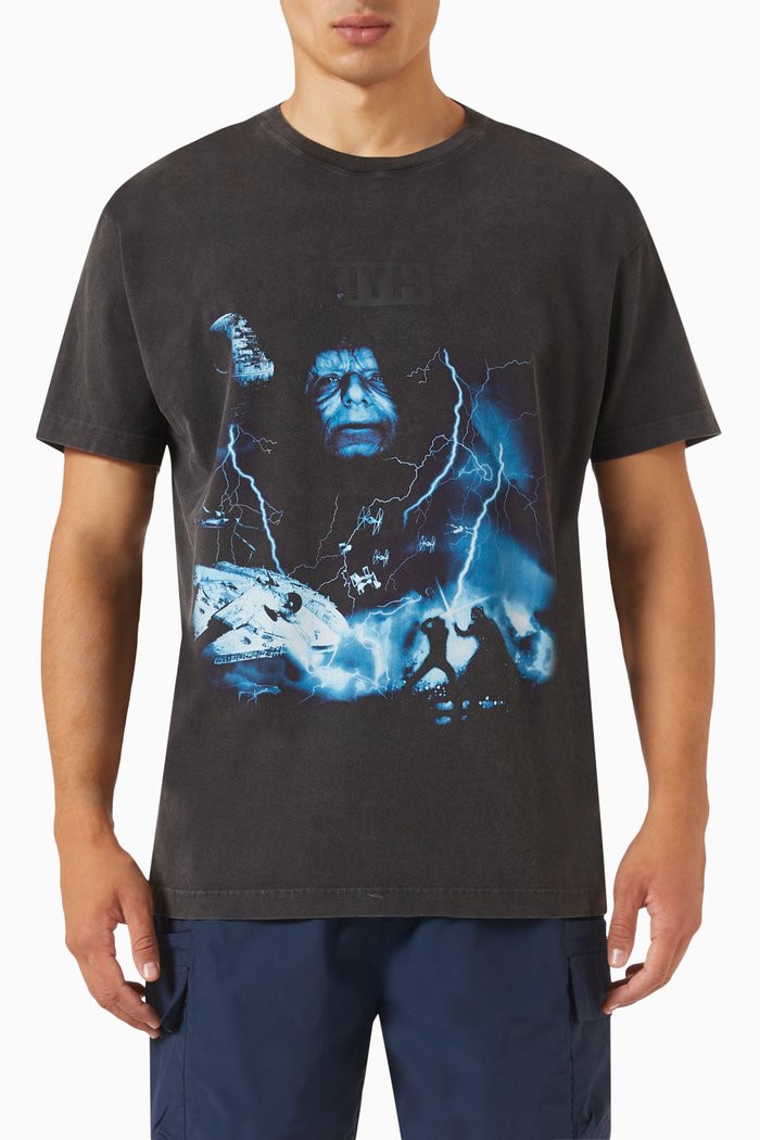 

x Star Wars™ Emperor Vintage T-shirt in Cotton-jersey, Black