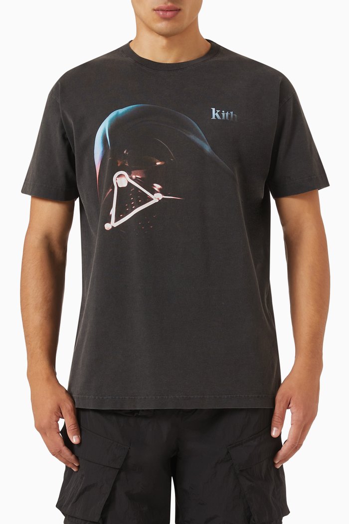

x Star Wars™ Darth Vader™ Helmet Vintage T-shirt in Cotton-jersey, Black