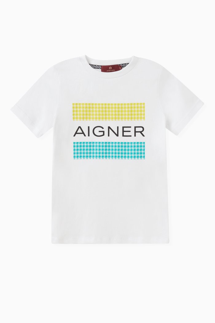 

Logo print T-shirt in Cotton, White