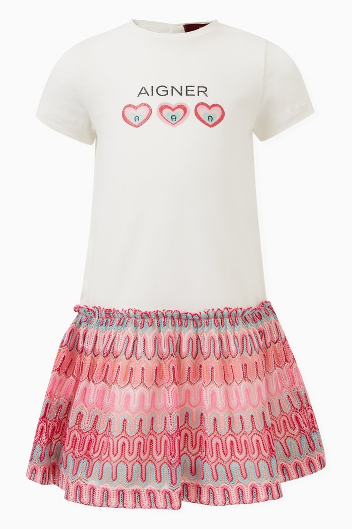 

Heart Logo Dress, Neutral