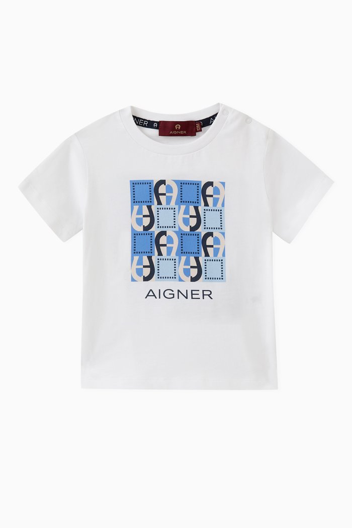 

Logo-print T-shirt in Cotton, White