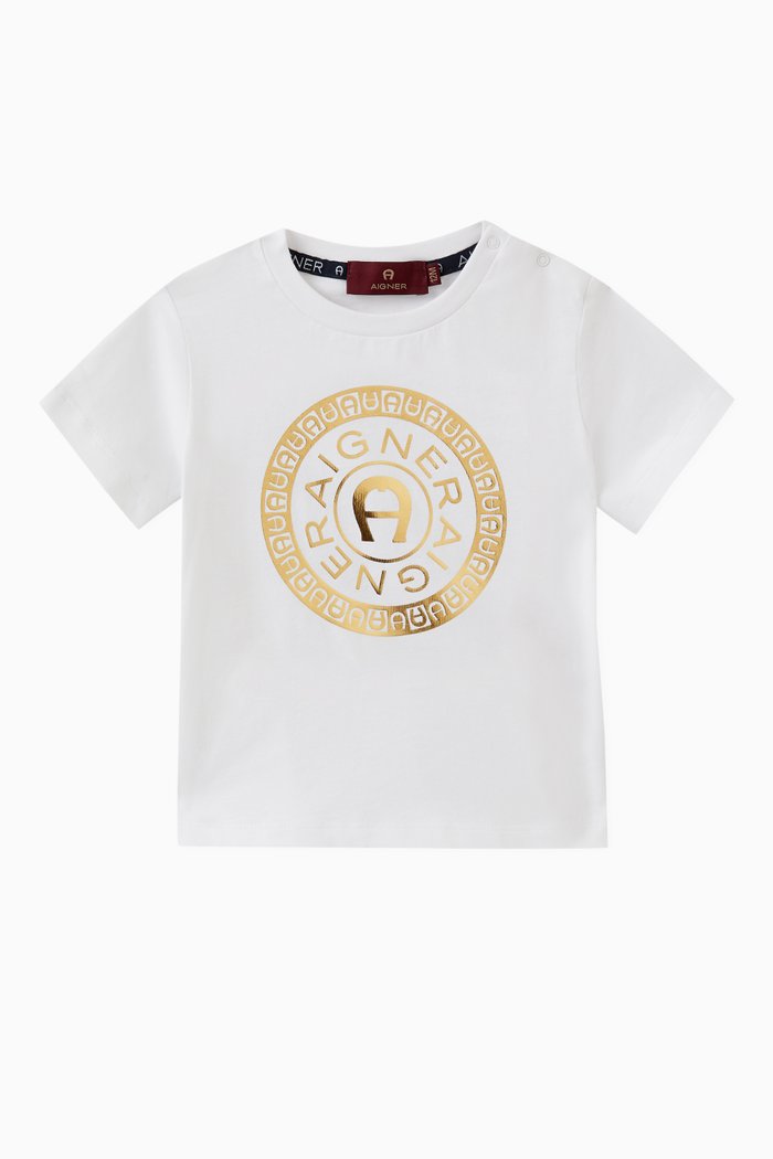 

Logo-print T-shirt in Cotton, White