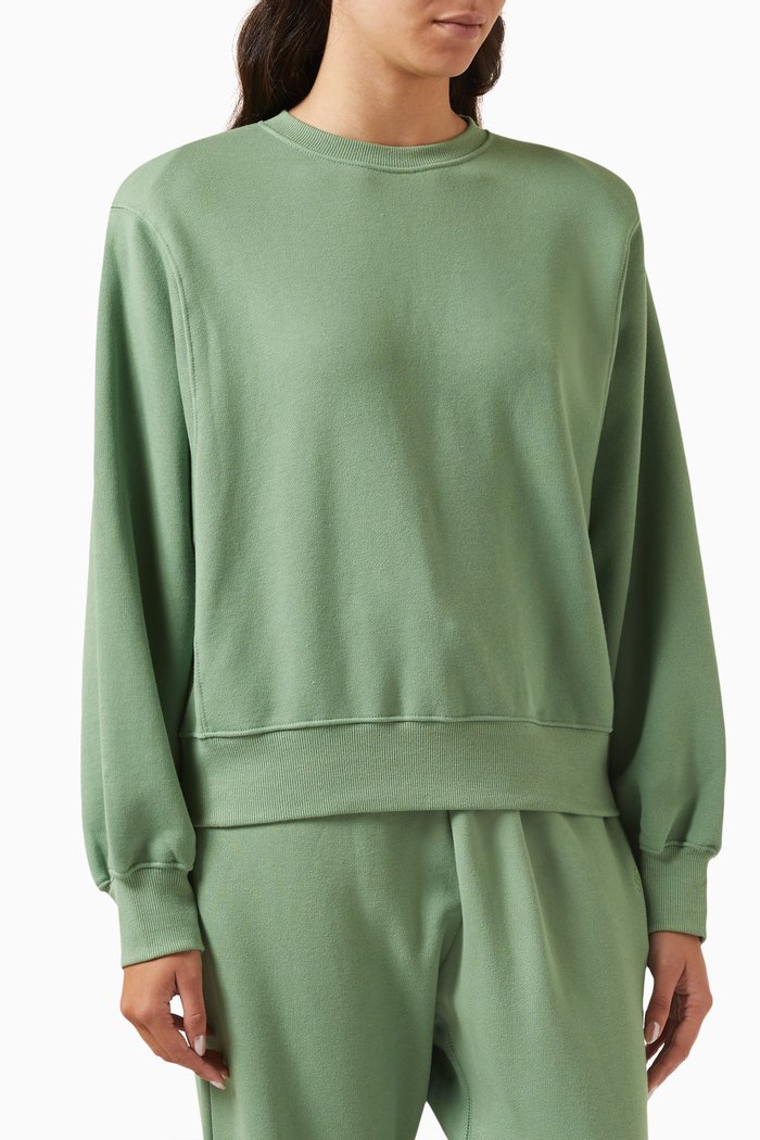 

Vanessa Sweatshirt in Cotton-fleece, Green