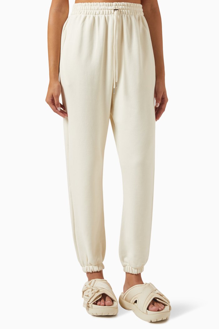 Vanessa Sweatpants in Cotton-fleece, White