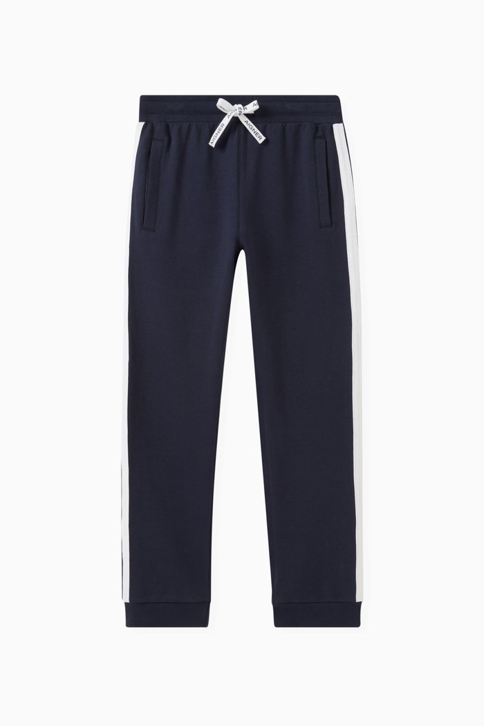 

Logo Tape Sweatpants in Cotton, Blue