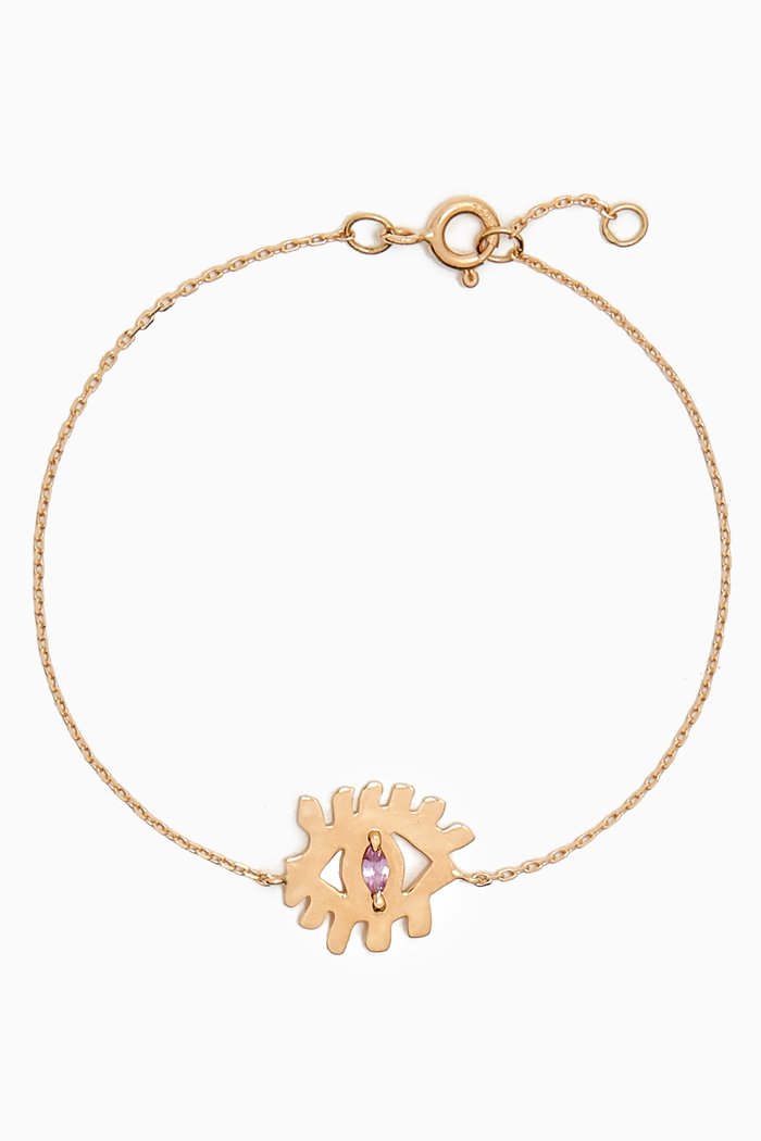 

Hobb/ Love Woven Bracelet in 18kt Gold, Yellow