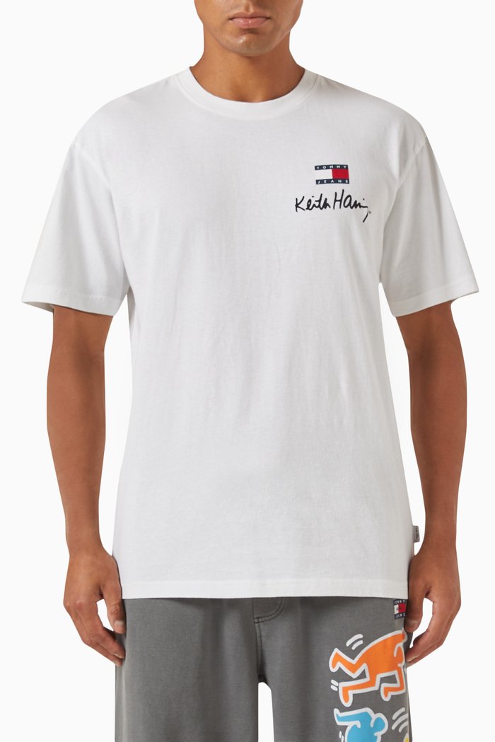 

x KH T-shirt in Cotton, White
